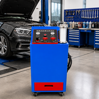 Machine de nettoyage et de lubrification de moteur automobile en acier et fer Amsxzo HY-2001 DC12V avec fonction de rinçage dynamique et statique double et filtre de 3m