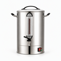 Bouilloire électrique en acier inoxydable 35L 2500W à commande mécanique pour la restauration hôtelière