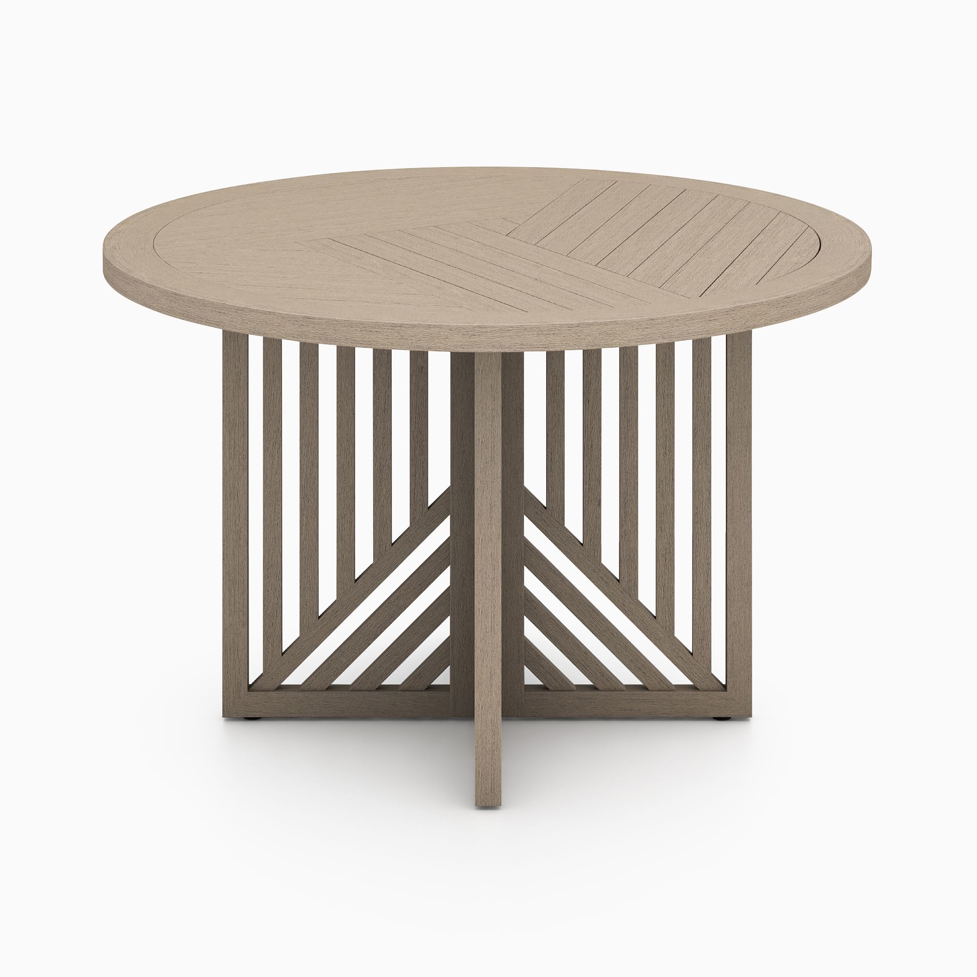 Garden Furniture Dining Teak outdoor Set Wooden Round Table  table and chairs