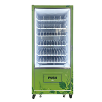Máquina Expendedora de Empuje Directo, Mecanismo de Empuje Recto, Dispensador de Bebidas y Aperitivos para Productos de Forma Irregular