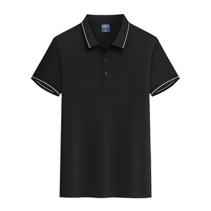 Polo de Manga Corta para Hombre y Mujer, Color Crema Sólido, Diseño con Botones, Largo Regular, Estilo Golf, Tela Oxford de Algodón - Product Image 3