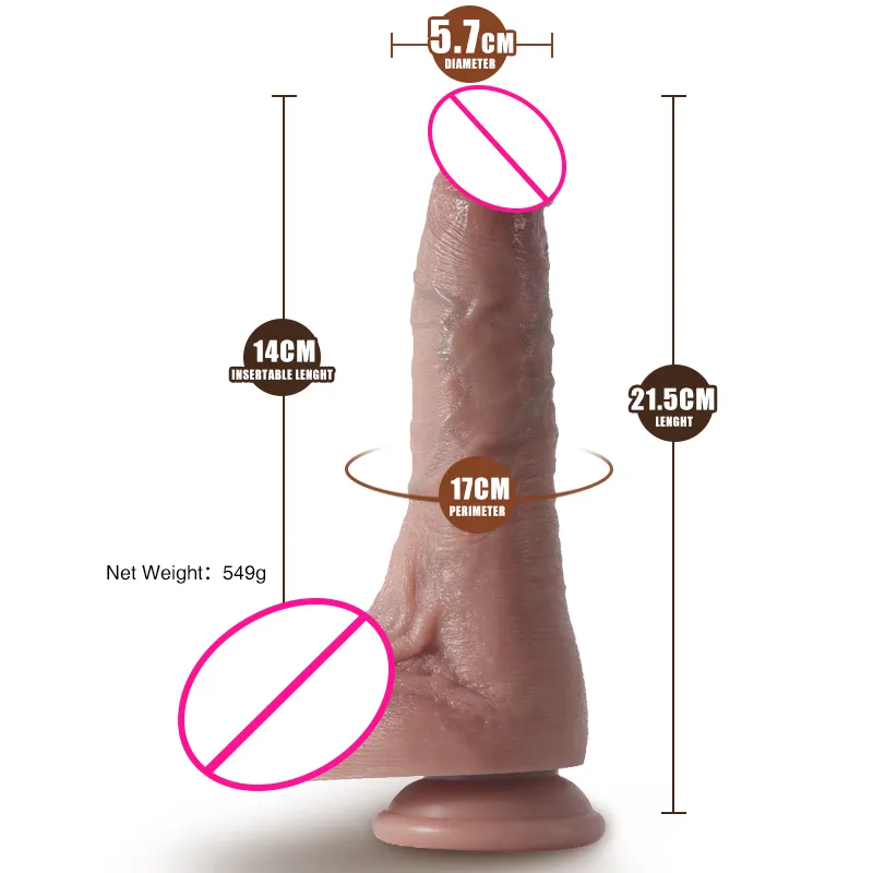 ผู้ผลิตจีนอวัยวะเพศชายใหญ่เทียมยางผู้ใหญ่Dildo Vibratorsสําหรับผู้หญิงMasturbation Sex Toy