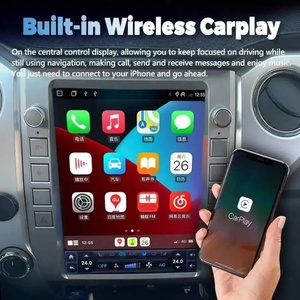 Lecteur multimédia vidéo Android pour Toyota Tundra 2015-2020, autoradio tactile, stéréo GPS, navigation, Carplay, unité principale - Product Image 3