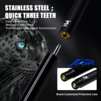 Pegangan Karet Predator Pool Cue 19-21oz Tongkat Biliar Profesional dengan Sambungan Baja Tahan Karat