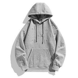 Sweat-shirt sport décontracté à capuche, coupe ample et confortable, avec logo personnalisé, nouvelle collection printemps-automne, style tendance. - Product Image 3