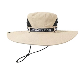Sombrero de pescador personalizado al por mayor, diseño desgastado de Tweed de terciopelo con cuerda para pescar o salidas informales - Product Image 6