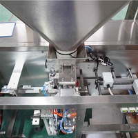 Doypack automatique à 4 stations avec fermeture à glissière pour les grains de café, le sucre, le riz et les aliments pour animaux domestiques-Machine d'emballage multifonctionnelle
