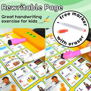 Livre électronique audio interactif à voix réelle Livres éducatifs en espagnol et en <span class=keywords><strong>anglais</strong></span> pour enfants avec pages durables - Product Image 3