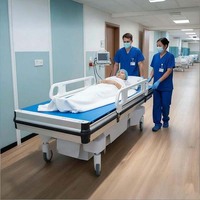 Système de transfert de patient pour lit d'hôpital VU Advanced avec capacité de charge élevée de 200 kg, lit de transport parallèle électrique