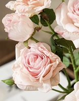 Bouquet de roses artificielles, 10 têtes par bouquet, plusieurs couleurs au choix, mélange de couleurs personnalisé pour la décoration de la maison, des tables de mariage