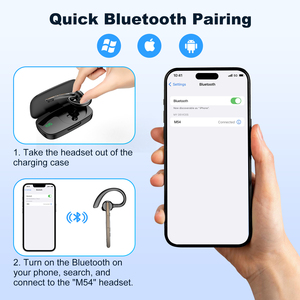 Auriculares Inalámbricos con Certificación CE V5.1, Nuevos, <span class=keywords><strong>de</strong></span> Una Sola Oreja, con <span class=keywords><strong>Llamadas</strong></span> HD y Manos Libres, con Ganchos <span class=keywords><strong>para</strong></span> la Oreja <span class=keywords><strong>para</strong></span> Camioneros - Product Image 3