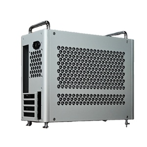 B2 PRO Mini ITX Aluminum Alloy <strong>Mid</strong> <strong>Tower</strong> Ready Stock <strong>PC</strong> Computer <strong>Case</strong> with CD Rook HDD Trays USB Front Port for Gaming &amp; IFans - Product Image 1