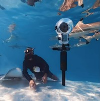 Caméra sous-marine Insta360 Dive Buddy, support de flottabilité réglable, compatible avec les caméras panoramiques X5 X4 Air X3, accessoire de plongée