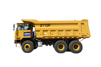 Camion benne forestière 3110F à suspension hydro-pneumatique : Amortisseur de vibrations et prolongateur de durée de vie du châssis entier
