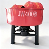 Mélangeur à béton industriel à cuve forçée Xinjuwei JW400 |   Moteur de machine à mélanger le ciment et le mortier multifonctionnel haute efficacité 20M/H