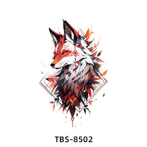 2025 nuevos tatuajes temporales <span class=keywords><strong>de</strong></span> acuarela <span class=keywords><strong>de</strong></span> moda realista azul Lobo Tigre León colorido <span class=keywords><strong>tatuaje</strong></span> falso <span class=keywords><strong>para</strong></span> Mujeres Hombres Adultos - Product Image 4