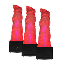 Machine à Effet de Flamme Simulée 100W, Effet de Lumière de Feu, Machine DJ pour Fête et Club