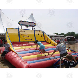 Ngoài trời thiết kế mới <span class=keywords><strong>Inflatable</strong></span> leo lên dây thang <span class=keywords><strong>jacob</strong></span>'s thang tương tác leo thách thức trò chơi để bán - Product Image 6