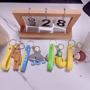 Cổ Ý Hot Bán brainrot ai nhân vật phim hoạt hình PVC Carabiner móc khóa tralero tralala tung tung tung sahur môi trường - Product Image 3