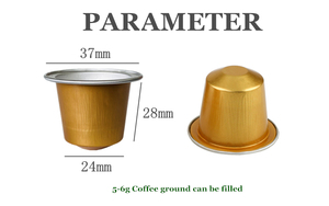 Cápsulas de Café Nespresso con Tapa de Aluminio, Envases Vacíos de Aluminio para Café, para Servir Su Café Favorito - Product Image 2