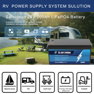 Batteria LiFePO4 25.6V100AH 200AH 300AH Pacco Batterie agli Ioni di Litio con Protezione BMS Intelligente per Contenitore di Stoccaggio Energia - Product Image 5