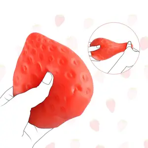 Soft Artificial Vagina Mini Male Strawberry Masturbator Penis Delay Training Cup Portable Masturbation Sex Doll For Men