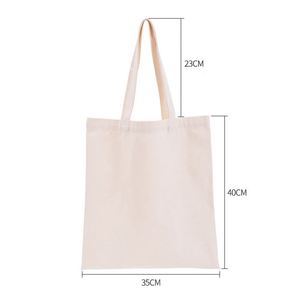 Color personalizado e impresión Eco Reciclado Lienzo Tote Bolsa de la compra la bolsa de asas - Product Image 3