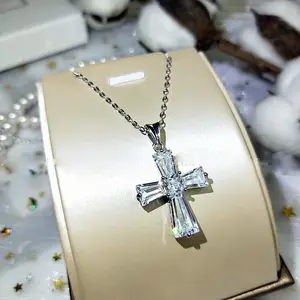 Collana piena d'oro charms plata 925 evangeline 925 in argento sterling semplice collana da donna lote cadenas de plata 925