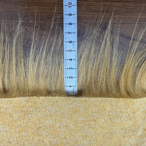 Mềm Ấm Dài đống Faux Fur vải cho bọc chăn Thủ công mỹ nghệ tùy chỉnh màu sắc có sẵn thấp moq nhà sản xuất - Product Image 3