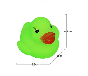 Ánh sáng trong bóng tối cao su vịt kêu cót két ánh sáng lên cao su vịt Mini Glow đồ chơi ánh sáng lên vịt cho bữa tiệc sinh nhật - Product Image 3