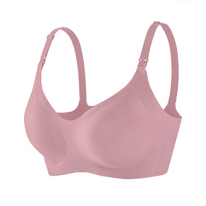 Soutien-gorge d'allaitement grande <span class=keywords><strong>taille</strong></span> pour allaitement maternité soutiens-gorge sans couture grossesse allaitement Bralette femmes dos en forme de U sous-vêtements - Product Image 1