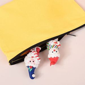 Customized Zipper Canvas Pencil <b>case</b> <b>Makeup</b> Bag Storage Bag - Product Image 3