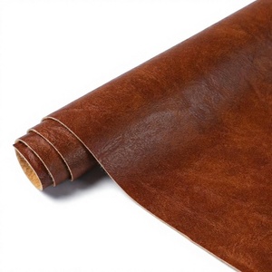BS International BS147 Brown Color Finished Genuine <b>Leather</b> Split Sheet Roll Polished Pattern Eco Friendly Wind Proof Home Decor - Product Image 3