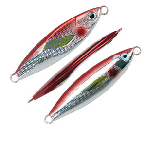 Leurre de pêche en métal UV dur en alliage, type Slow Jig, pour la pêche au bar en mer depuis le bateau, 30g 40g 60g 80g 100g 120g - Product Image 4