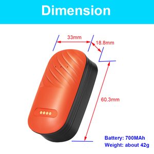 G51 Wearable Mặt dây chuyền <span class=keywords><strong>GPS</strong></span> Tracker với cuộc gọi thông minh bằng giọng nói talkback cảm biến chuyển động màn hình sức khỏe cho vật nuôi trẻ em - Product Image 3
