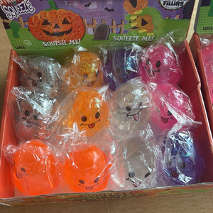 CHENXI Juguetes Blandos de Silicona y Plástico al por Mayor, Novedosos Juguetes Sensoriales Antiestrés de Malta con Forma de Fantasma de Halloween para Niños de 5 a 7 Años - Product Image 1