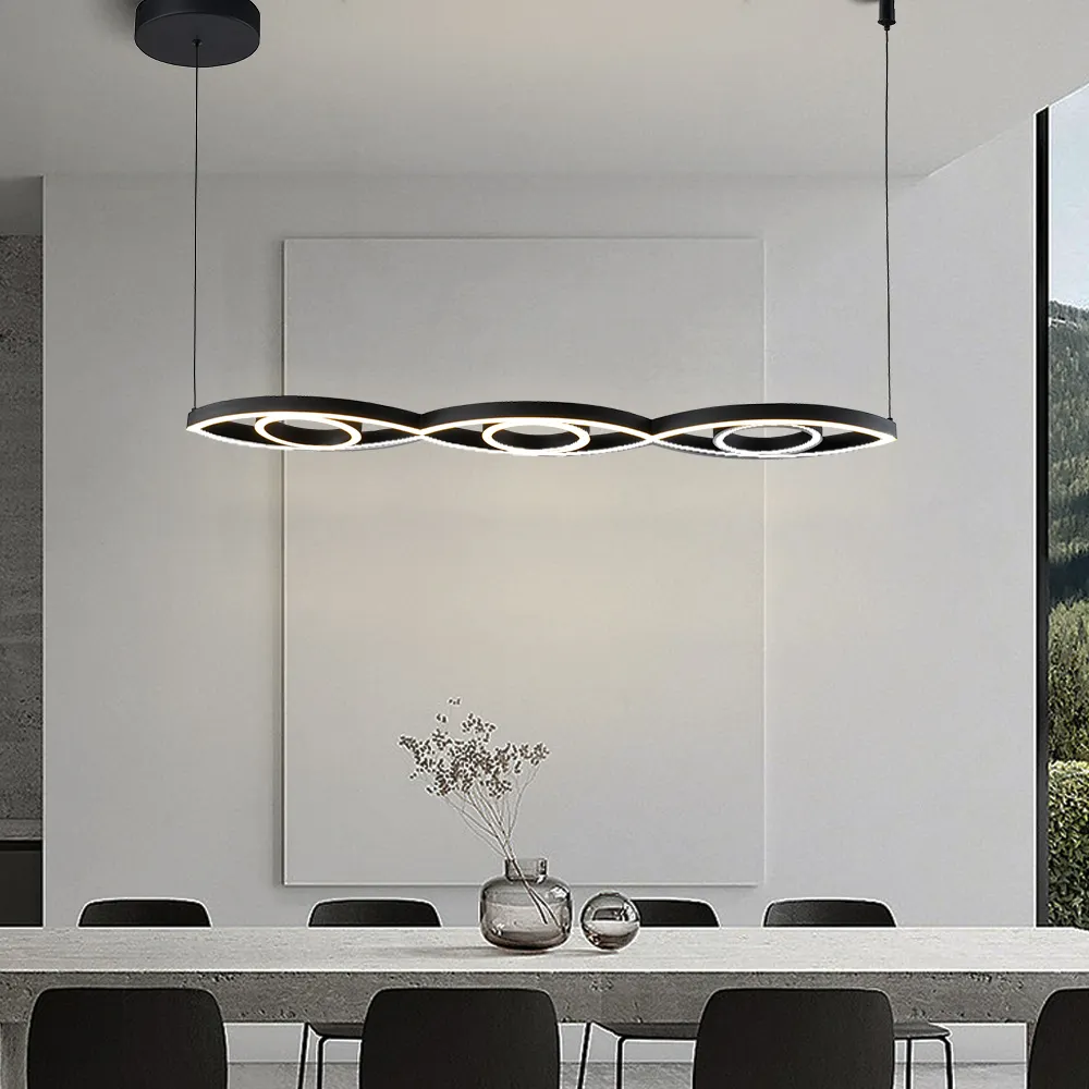 Latest Designs Art Irregular Creative Metal Chandeliers Hanging Lighting Home Decor In Modern Style
