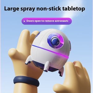 เครื่องเพิ่มความชื้นในอากาศอัจฉริยะขนาด220มล. เครื่องสร้าง H2O หมอกเย็น USB แบบพกพาโต๊ะน่ารักไฟห้องเล็กกลางคืน - Product Image 5