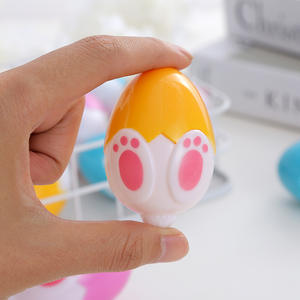 パーティー用プラスチック製卵殻 イースターエッグ 子供向けクリエイティブプレイ - Product Image 4