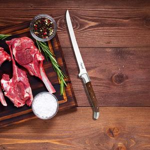 أفضل سكين لاجويول احترافي، سكاكين يابانية من الفولاذ المقاوم للصدأ بمقبض من خشب الورد، سكاكين للطهاة، سكين مطبخ - Product Image 6