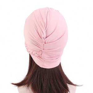 Fashion New Hot Selling Daily Wear Sleep Cap Chem Hat One Size Fits Pre <b>Tied</b> Women Braid Turban - Product Image 5