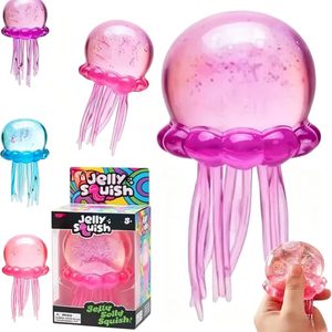 Giocattolo Squishy Medusa Glitterata <span class=keywords><strong>Serie</strong></span> Oceano, Giocattolo Antistress con Tentacoli per Alleviare lo Stress Sensoriale - Product Image 5