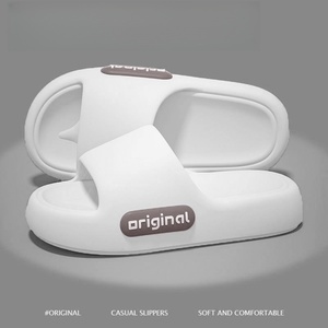 New Design Women's Summer Beach Sandals Thick-Soled EVA Non-Slip Height Increasing Hot Sell Fashionable Full Toe Slippers - Product Image 3