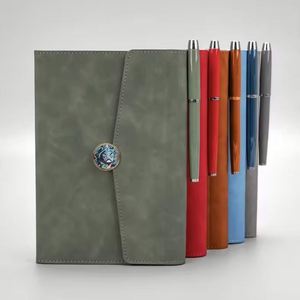 Set de Regalo de Agenda y Cuaderno de Papelería 2026, Cuaderno de Notas A5 de Cuero PU con Cierre Magnético para Oficina y Negocios, Regalos Promocionales Personalizados - Product Image 4