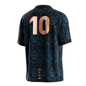 เสื้อฟุตบอลแบบมืออาชีพ ดีไซน์โพลีเอสเตอร์น้ำหนักเบา ระบายอากาศได้ดี แห้งเร็ว ซับเหงื่อ เหมาะสำหรับสวมใส่ในวันแข่งขันฟุตบอล - Product Image 3