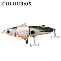 Appâts de pêche en plastique segmentés Wobbler Pesca Knobby 24g