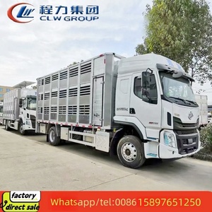 Camion de transport personnalisé de bétail et de porc à conduite à gauche de grande capacité avec système d'alimentation camion à chargement automatique pour animaux - Product Image 2