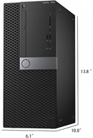 Mini-ordinateur de bureau OptiPlex 7050 Tower Barebone, 7e génération, propre, sans rayures, grade A, testé et fonctionnel