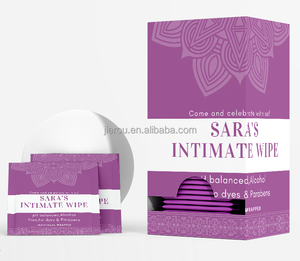Lingettes nettoyantes douces et féminines personnalisées pour adultes, logo privé, lingettes intimes pour femmes - Product Image 2