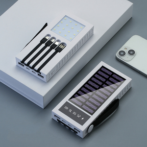 Banco de Energía Solar de Alta Eficiencia de 20000mAh con Salida de 10W, Pantalla Digital y Cable - <span class=keywords><strong>Cargador</strong></span> Portátil de Alta Capacidad - Product Image 6